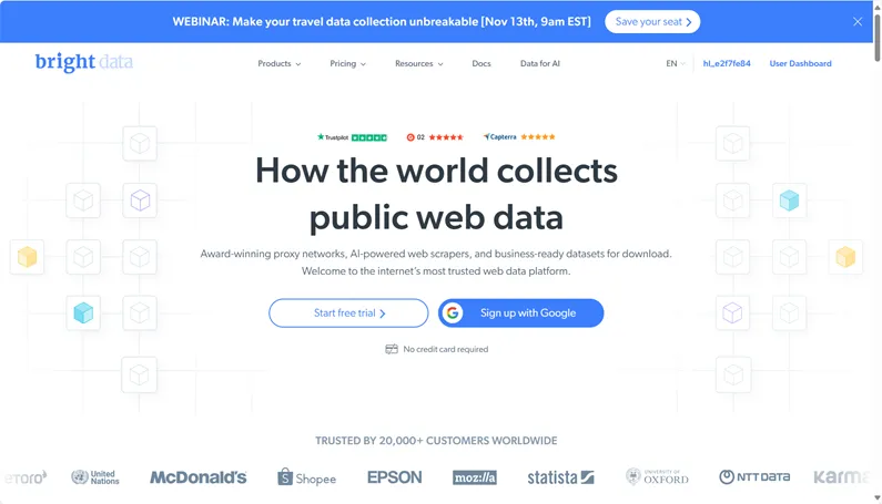 Bright Data – High-end solution for professional needs